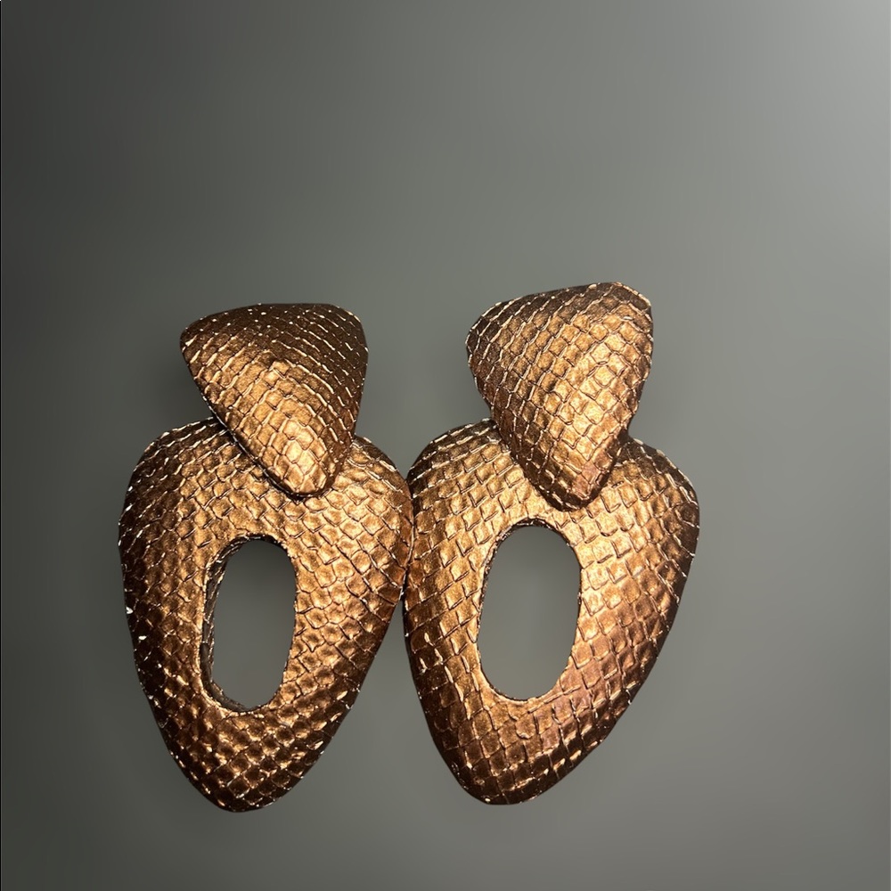 Retro Shape Textured earrings